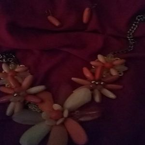 Necklace and earrings